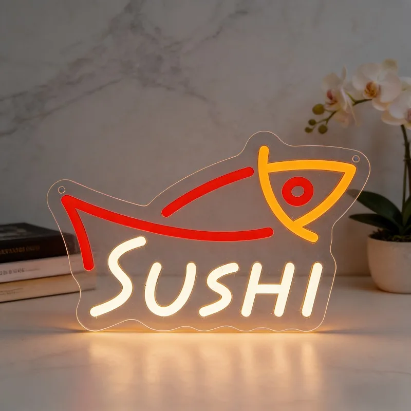 Commercial Kitchen Walls - Luz de Neon LED em Forma