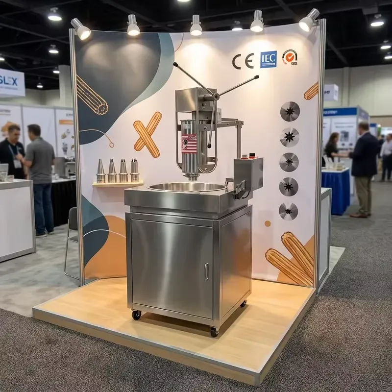 Commercial Kitchen Machinery - Máquina Elétrica de Churros 30L Profissional