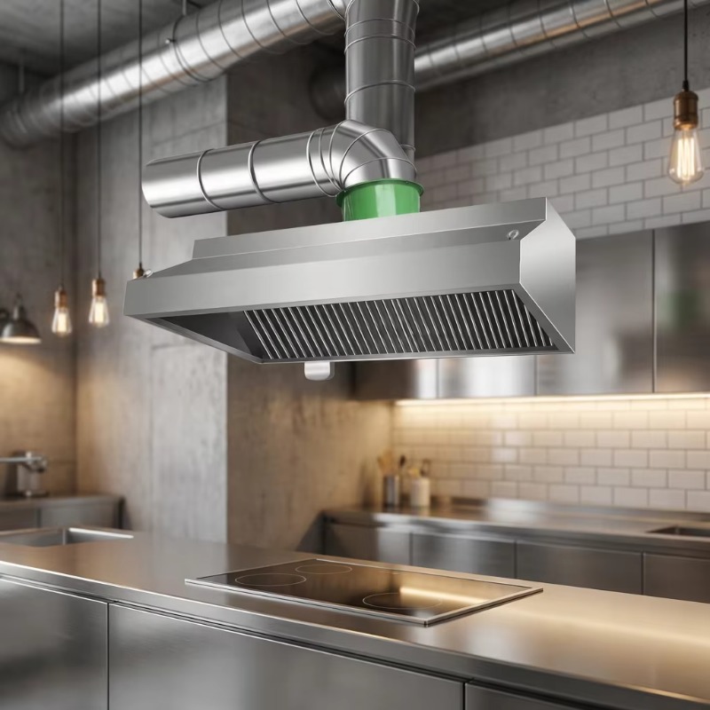 Commercial Kitchen Hoods - Exaustor Comercial Personalizável de Parede em