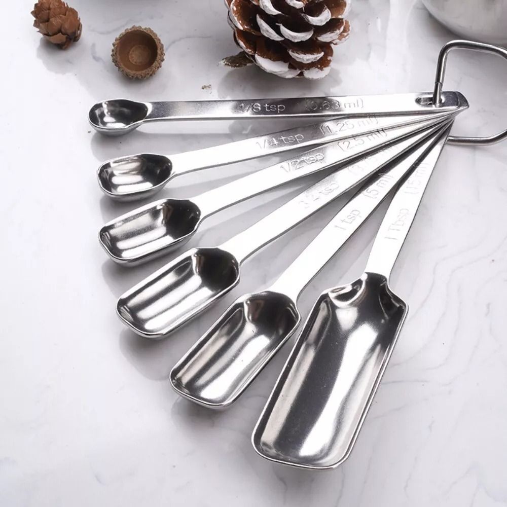 Commercial Kitchen Products - Colheres de medição de aço inoxidável