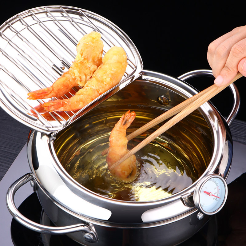 Commercial Kitchen Appliances - Lmetjma japonês frigideira profunda com um
