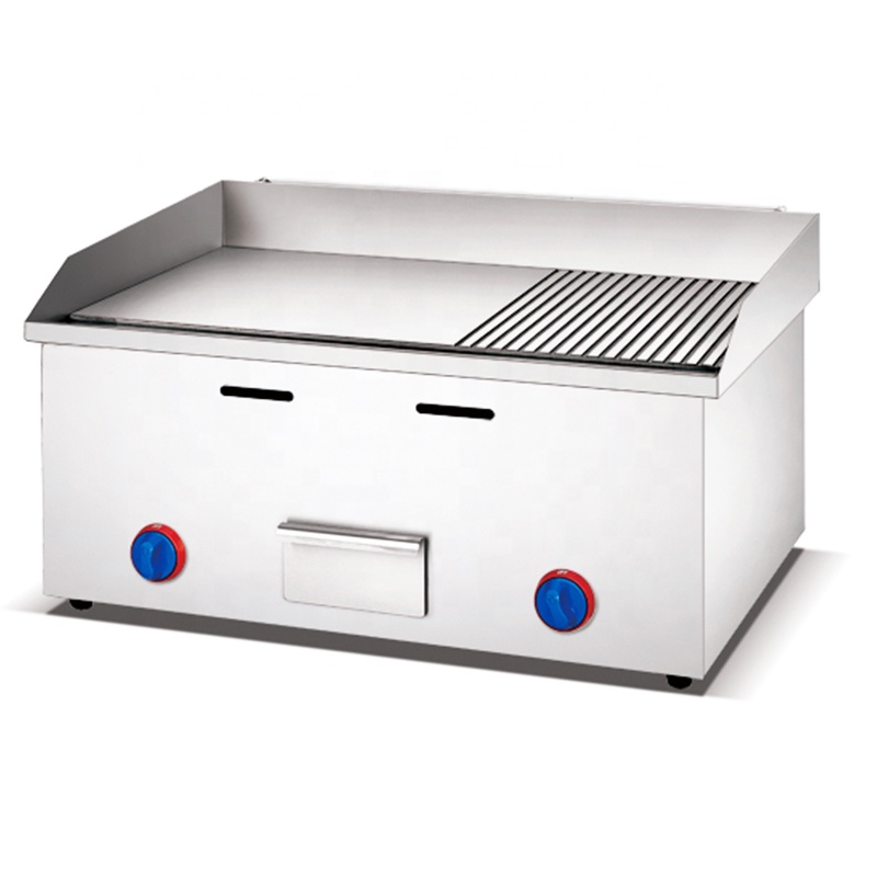 Electric Griddle Flat Top - Chapa Elétrica Comercial de Aço Inoxidável