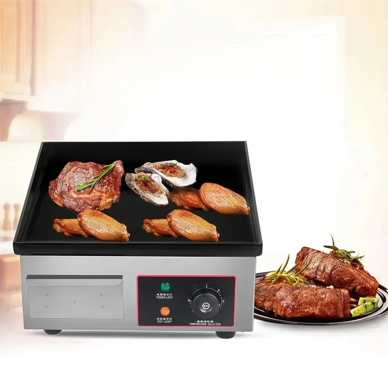 Mini chapa elétrica comercial  - Electric Griddle Flat Top avaliação e preço