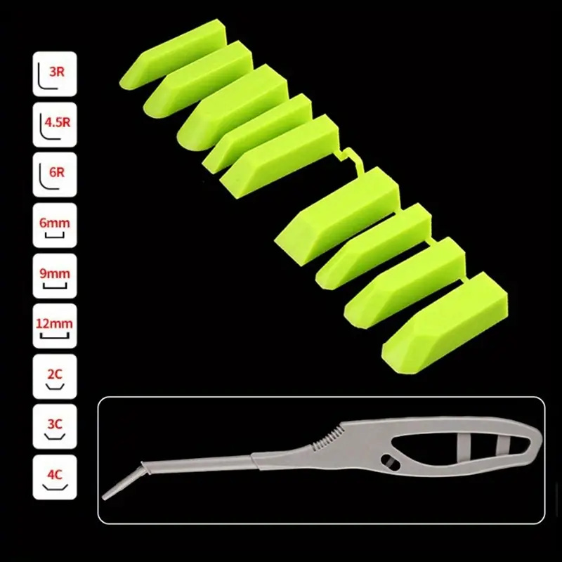 Multi ângulo selante raspador  - Commercial Kitchen Knife Set avaliação e preço