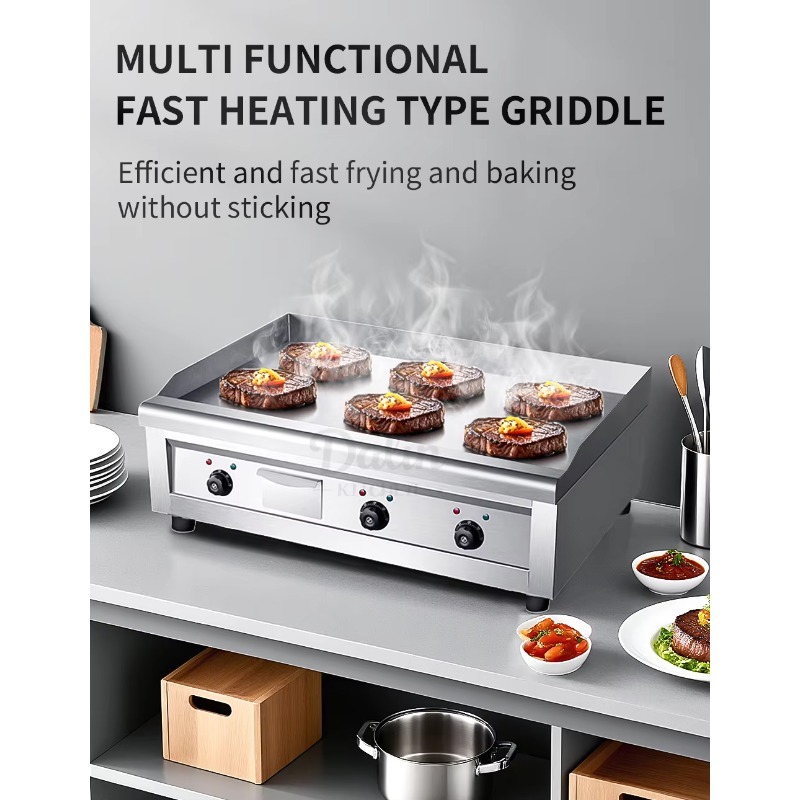 Chapa Elétrica Profissional de - Electric Griddle Flat Top avaliação e preço