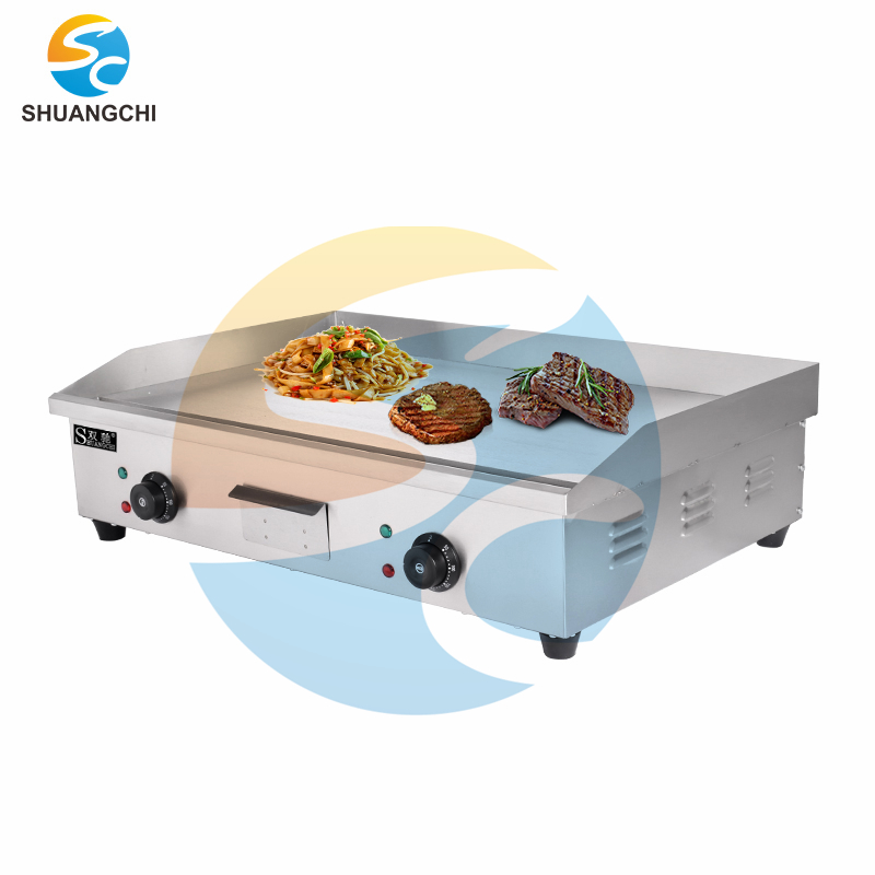 Shuangchi chapa elétrica comer - Electric Griddle Flat Top avaliação e preço