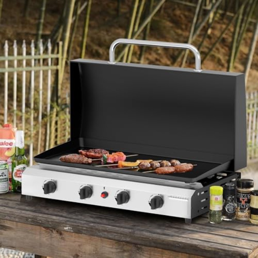 Churrasqueira a Gás com 4 Quei - Electric Griddle Flat Top avaliação e preço