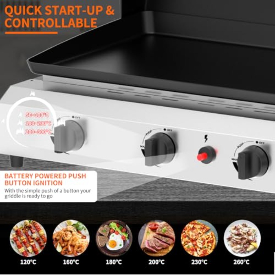 Churrasqueira a Gás com 4 Quei - Electric Griddle Flat Top avaliação e preço