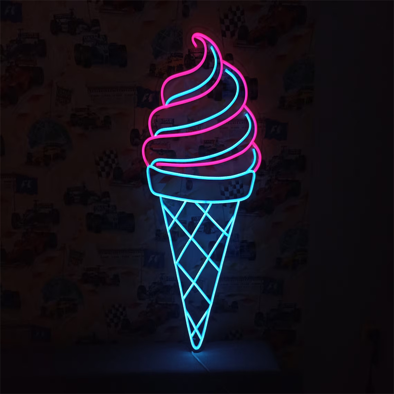 Ice Cream LED Neon Light, Tape - Commercial Kitchen Walls avaliação e preço