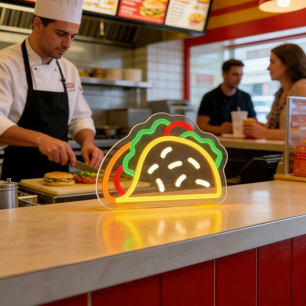 Letreiro Neon LED USB Reguláve - Commercial Kitchen Walls avaliação e preço