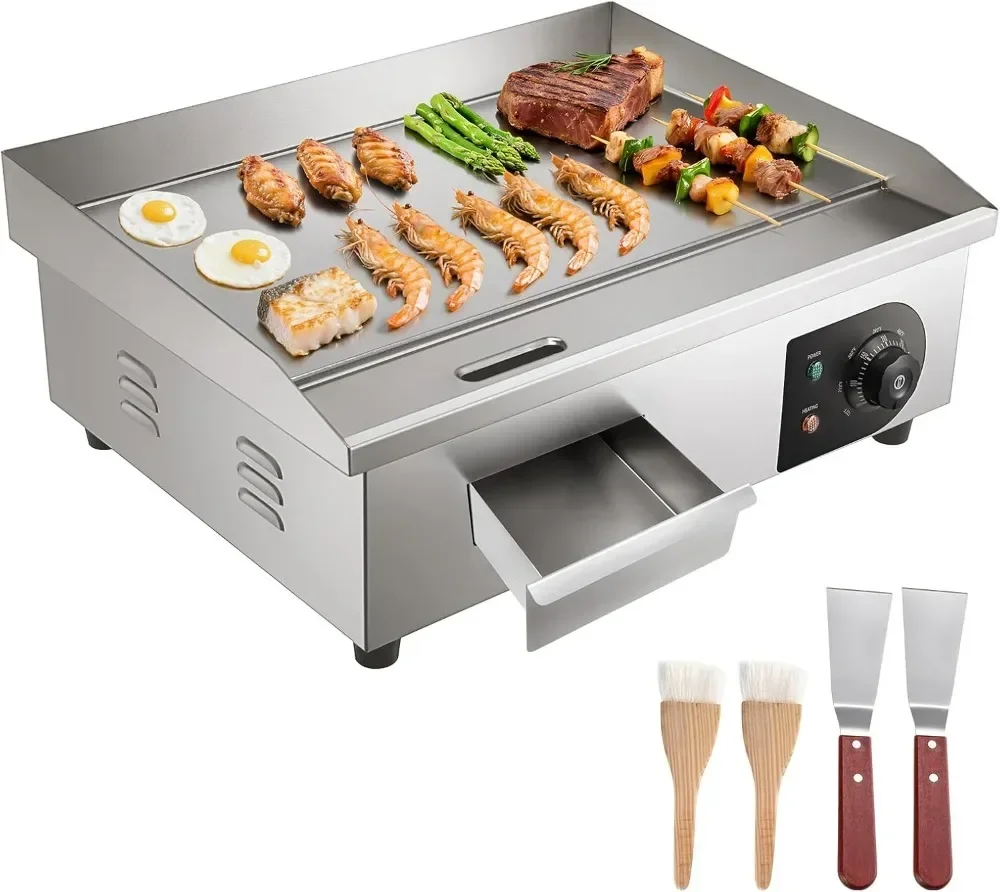 Chapa Elétrica Comercial de Al - Electric Griddle Flat Top avaliação e preço