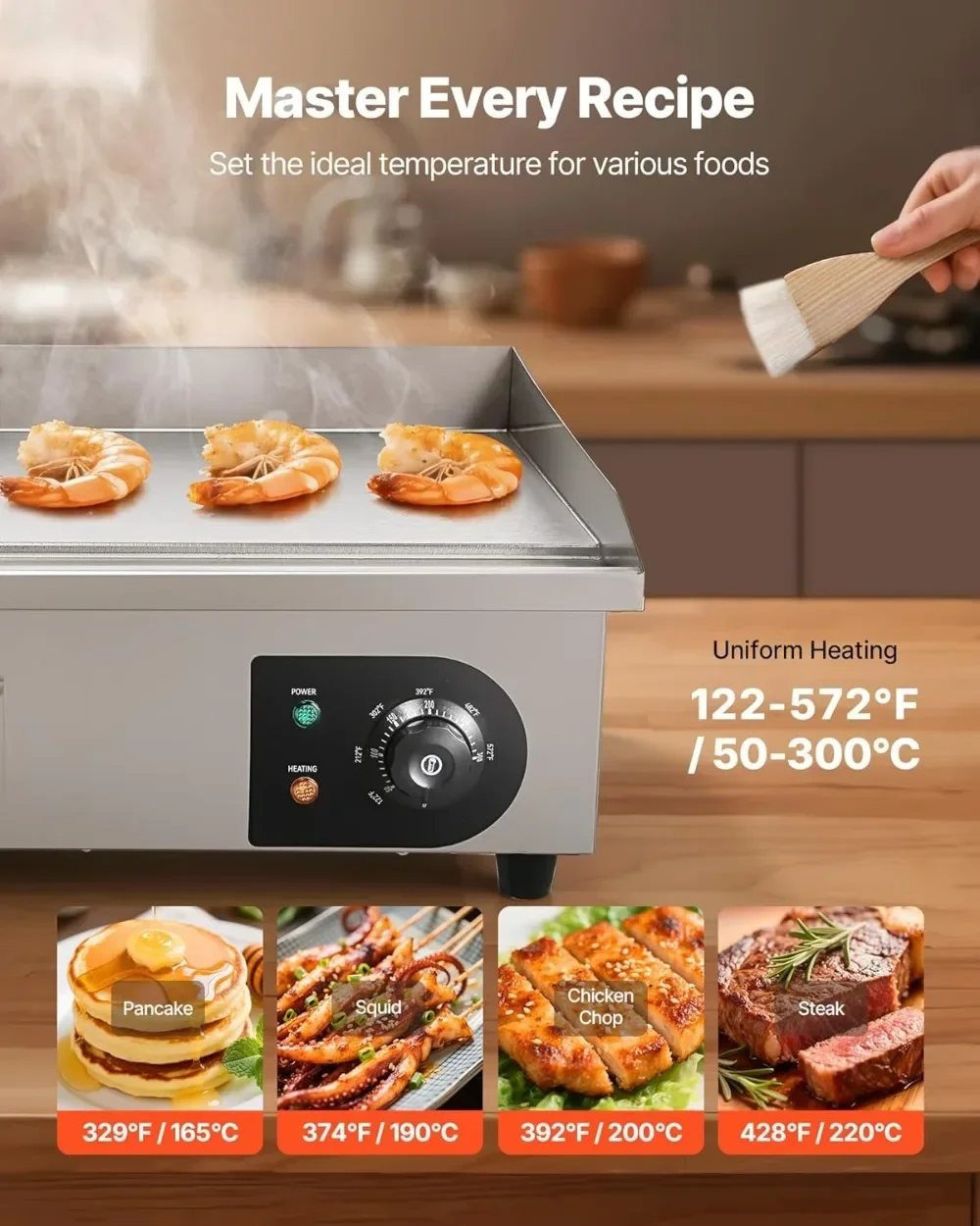 Chapa Elétrica Comercial de Al - Electric Griddle Flat Top avaliação e preço