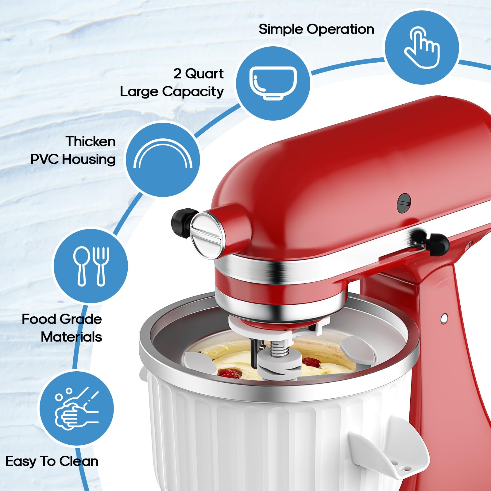 Acessório para Fazer Sorvete d - Commercial Kitchen Products avaliação e preço