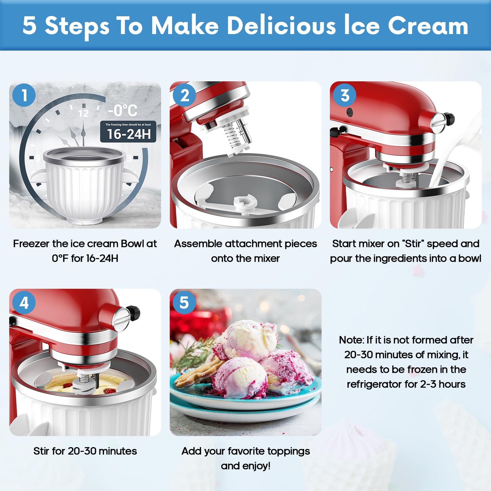 Acessório para Fazer Sorvete d - Commercial Kitchen Products avaliação e preço