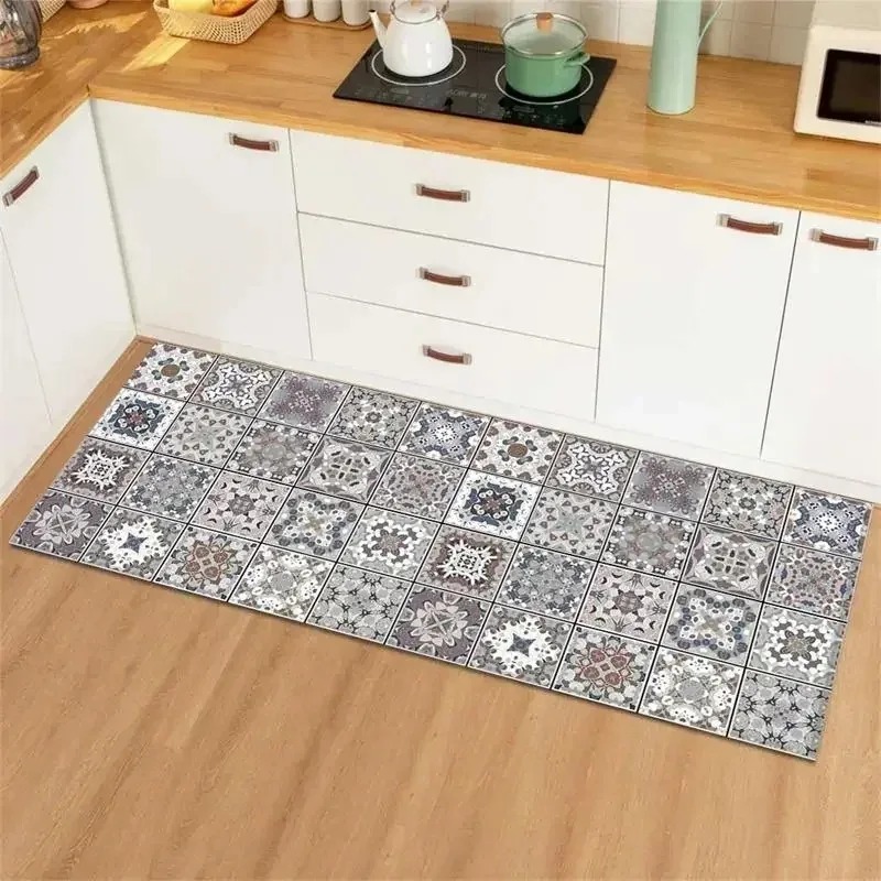 Azul amarelo vintage telha col - Commercial Kitchen Tile avaliação e preço