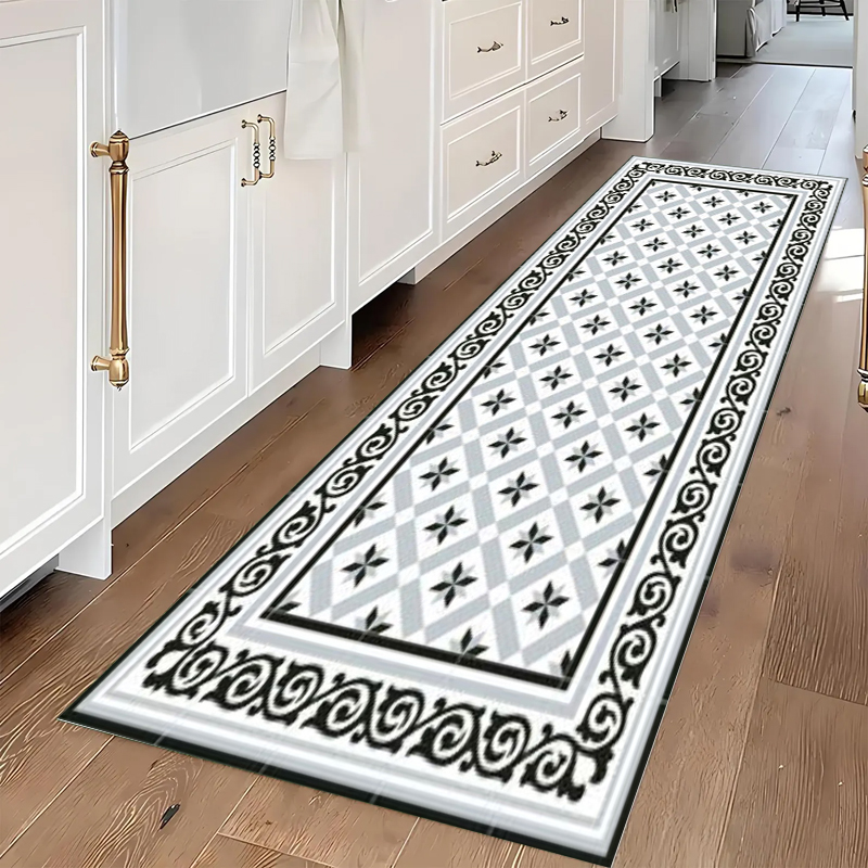 Tapete Runner com Estampa Geom - Commercial Kitchen Tile avaliação e preço