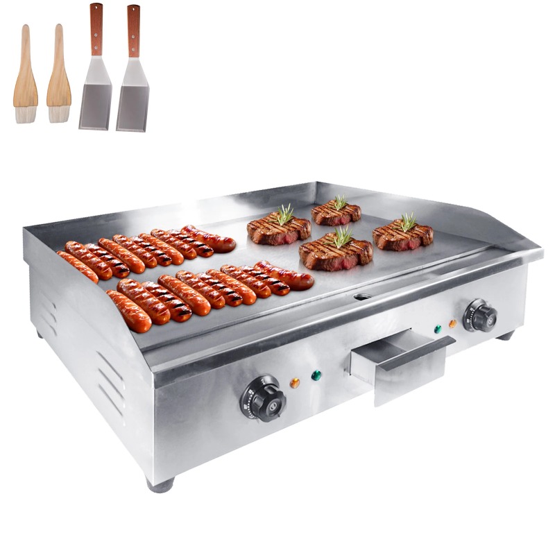 Novo produto comercial grelha  - Electric Griddle Flat Top avaliação e preço