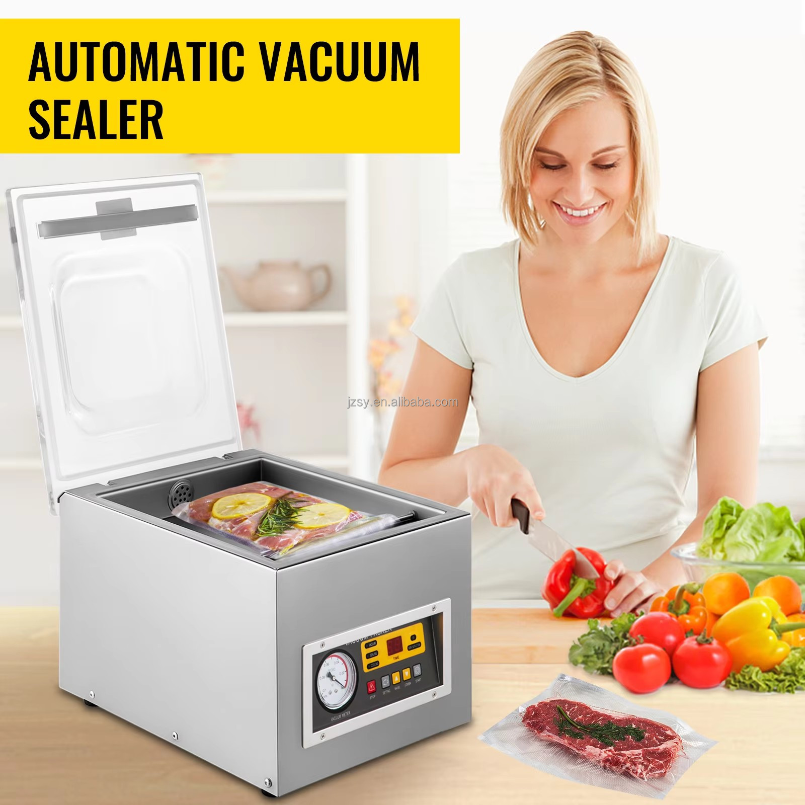 Máquina de embalagem a vácuo c - Commercial Kitchen Machinery avaliação e preço