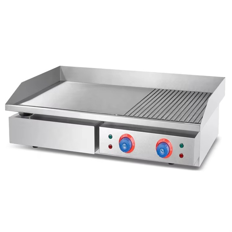 Chapa Elétrica Comercial de Aç - Electric Griddle Flat Top avaliação e preço